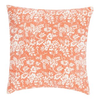 Linen & More Bloem Garden kussen oranje 45x45cm