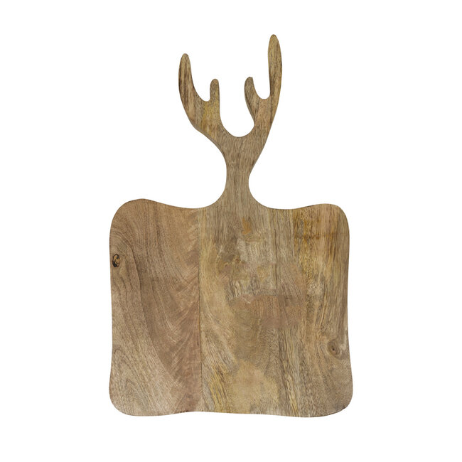 Mars & More Schaal/Snijplank mango hout gewei 40cm