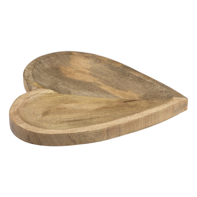 Mars & More Schaal Hart mango hout 30cm