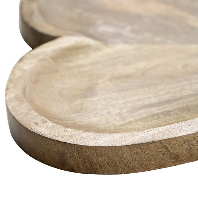 Mars & More Schaal Hart mango hout 30cm