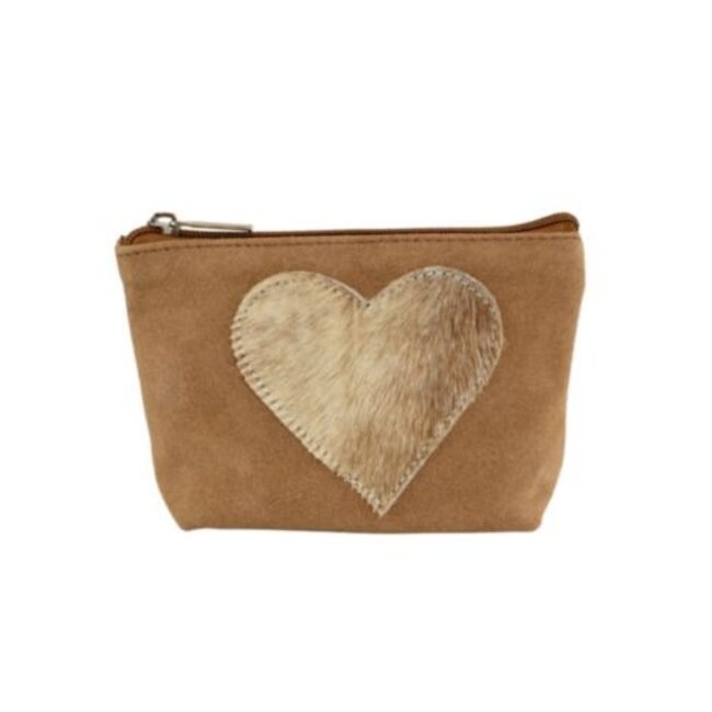Mars & More make up tas hart bruin 15cm