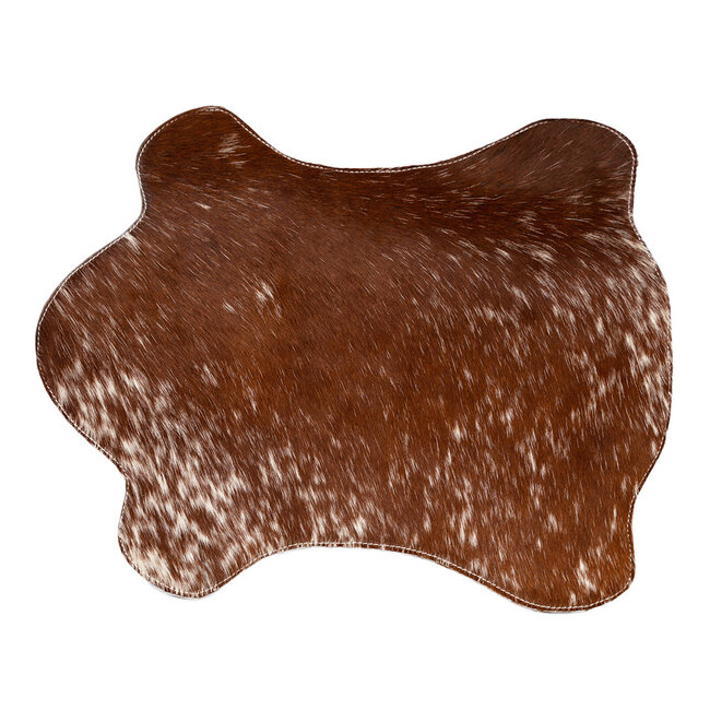Mars & More placemat koevorm bruin/wit 30x48cm