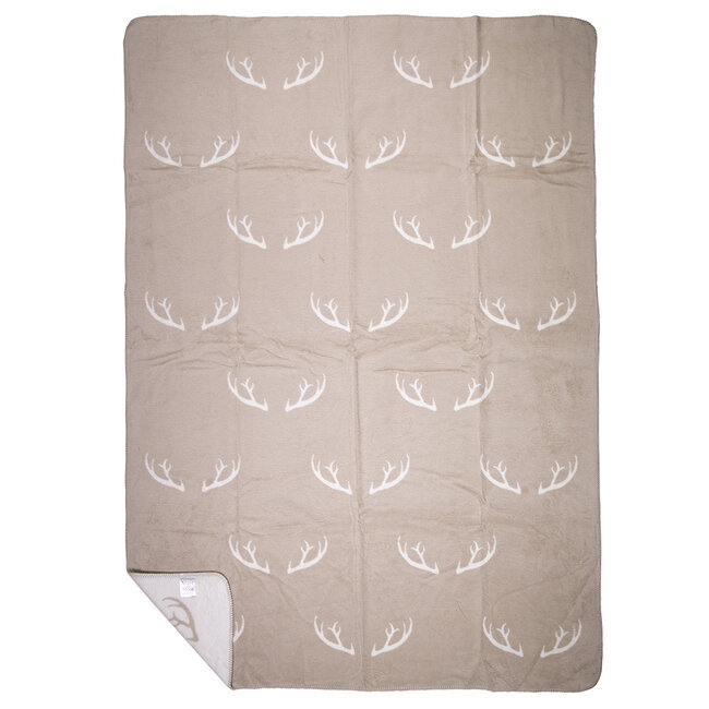 Mars & More plaid gewei beige xl 150x200cm
