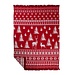 Mars & More plaid nordic hert rood xl 150x200cm