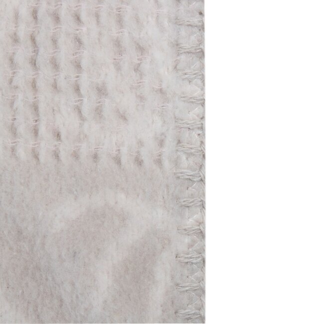 Mars & More Plaid Wafel hertenpatroon beige 150x200cm