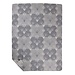 Mars & More Plaid Wafel hertenpatroon blauw grijs 150x200cm