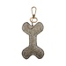 Mars & More Sleutelhanger koeleer hondenbot grijs 10 cm (bos taurus taurus)