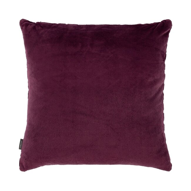 Linen & More Kussen Hartjes Paars 45x45cm