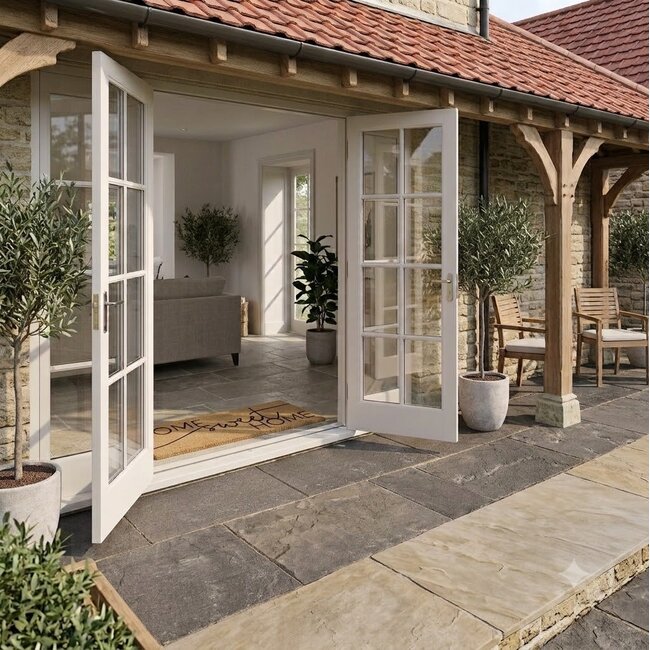 Dream-Living Kokos deurmat home sweet home  120 x 40 cm