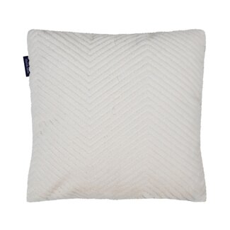 Mars & More Kussen Visgraat Off Wit 45x45cm