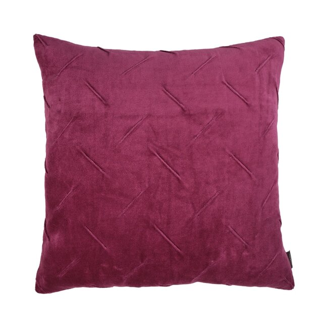 Linen & More Maha kussen magenta 45x45cm