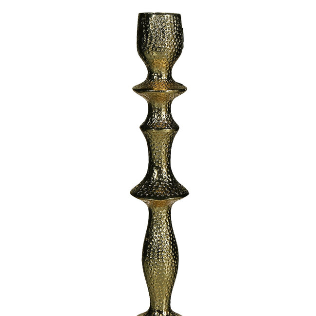 Mars & More kandelaar champagne goud h30 dia 10cm