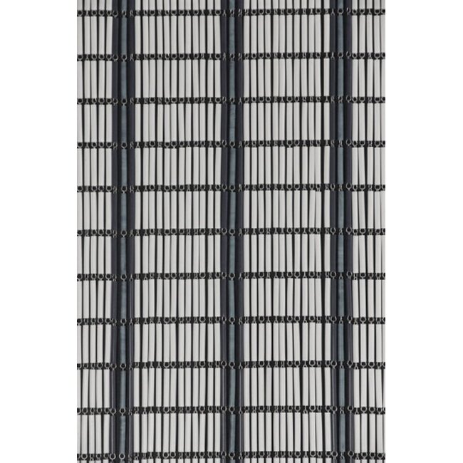 Sun Arts Vliegengordijn banen wit - zilver - zwart 90x210 cm