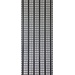 Sun Arts Vliegengordijn banen wit - zilver - zwart 90x210 cm