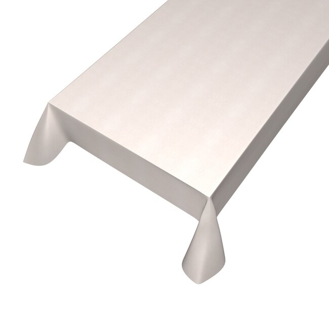 2Lif linnen look tafelzeil Beige 140cmx2,4mtr