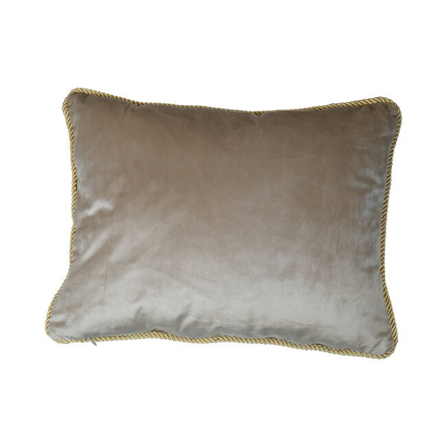 Mars & More sierkussen fluweel goud champagne 35x45cm