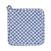 Linen & More Dutch Ruit Pannenlap Onderzetter blauw 20x20cm