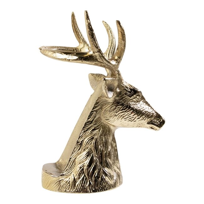 Mars & More Fles Standaard hert goud 21x20x13cm