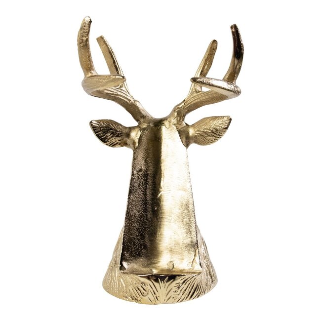 Mars & More Fles Standaard hert goud 21x20x13cm