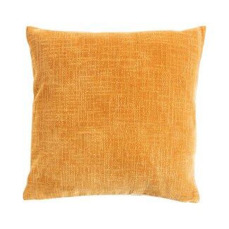Linen & More Kussen Empress velvet slub oker 45x45cm