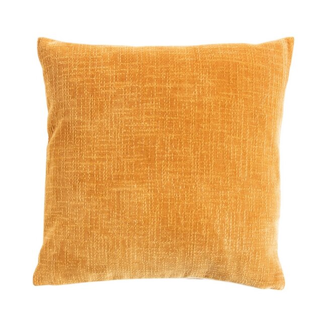 Linen & More Kussen Empress velvet slub oker 45x45cm