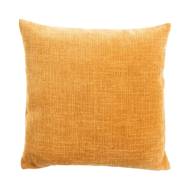Linen & More Kussen Empress velvet slub oker 45x45cm
