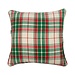 Linen & More Jingle Christmas Kussen beige groen rood 45x45cm