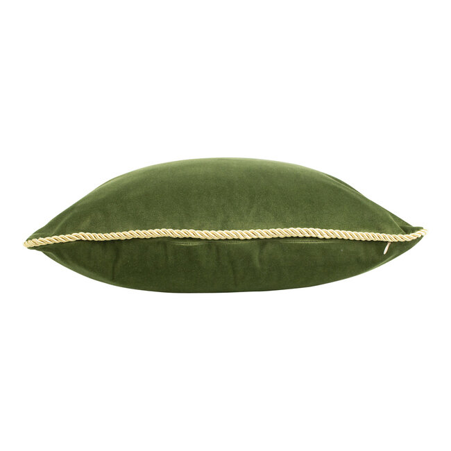 Mars & More kussen fluweel goud appel groen 45x45cm