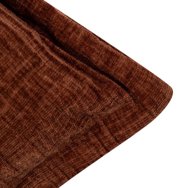 Mars & More Cushion Crinkled velvet orange 30x50cm