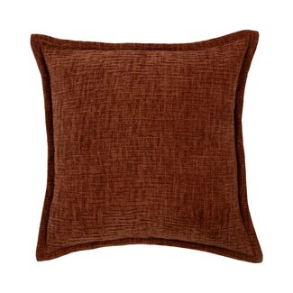 Mars & More Cushion Crinkled velvet orange 45x45cm