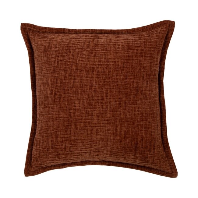 Mars & More Cushion Crinkled velvet orange 45x45cm