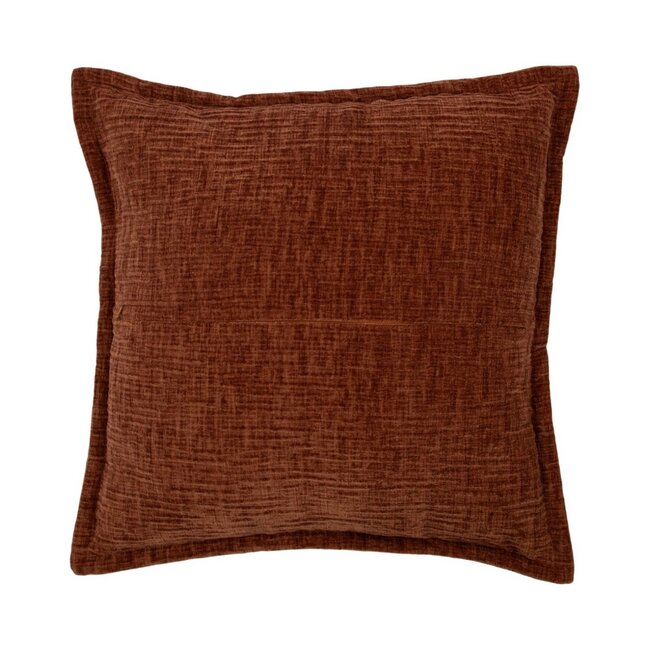 Mars & More Cushion Crinkled velvet orange 45x45cm