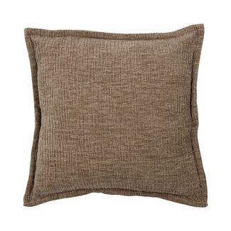 Mars & More Cushion Crinkled velvet taupe 45x45cm
