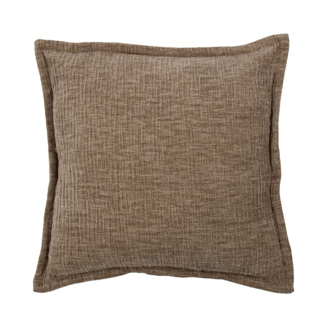 Mars & More Cushion Crinkled velvet taupe 45x45cm