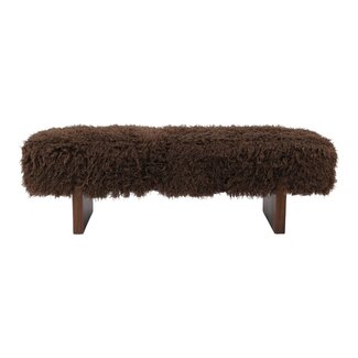 Mars & More Bank Tibetan lamb bruin 138,5x40,5x44cm