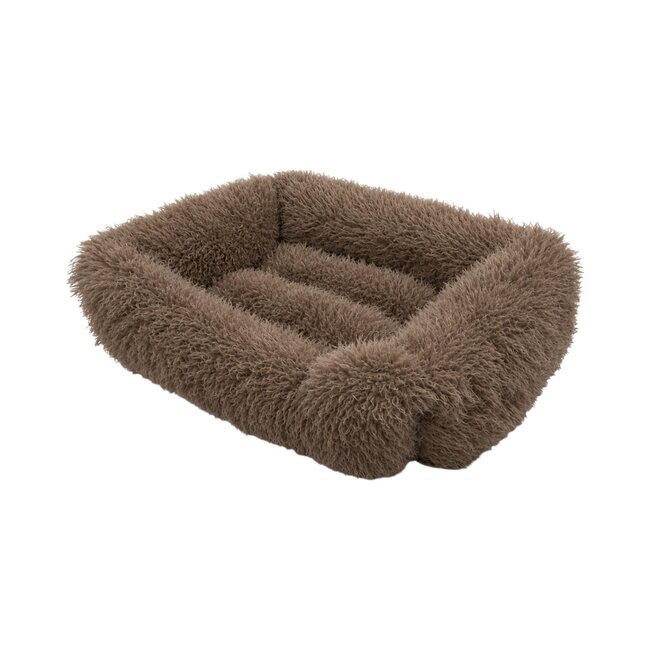 Mars & More Dierenmand L tibetan lamb bruin 80x60x22cm