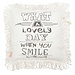 Linen & More Britt Cozz kussen gebroken wit 50x50cm