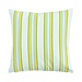 Linen & More Multi Streep kussen groen 45x45cm