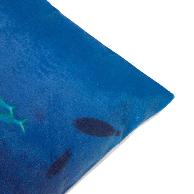 Linen & More Photoprint kussen multicolor 45x45cm