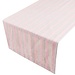 Linen & More New Linen Streep Tafelloper blush 50x140cm