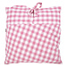 Linen & More Kussen Summer Ruit with ties and topf 50x50 red