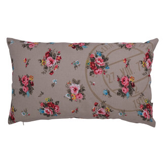 Linen & More Kussen May with stamp 30x50 multi