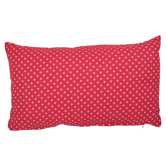 Linen & More Kussen Duo Dot 30x50 red