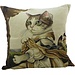 Mars & More gobelin kussen kat gravin 45x45cm