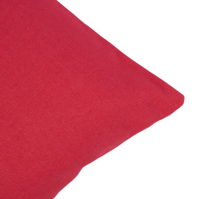 Linen & More Cushion Linen & More embroidery 40x40 dark pink