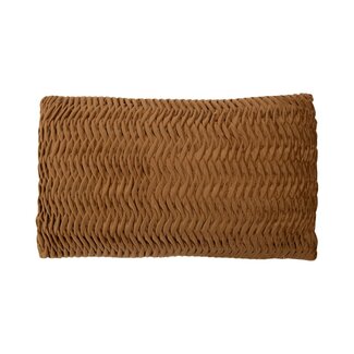 Linen & More Kussen Mariah goud bruin 30x50cm