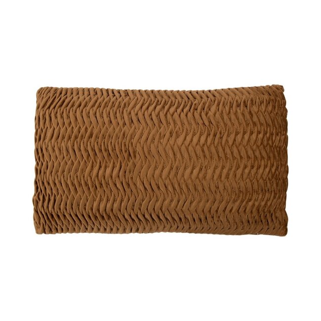 Linen & More Kussen Mariah goud bruin 30x50cm