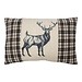 Mars & More Cushion Check deer grey 40x60cm