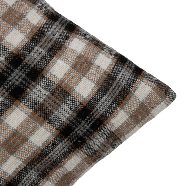 Mars & More Cushion Check deer grey 40x60cm