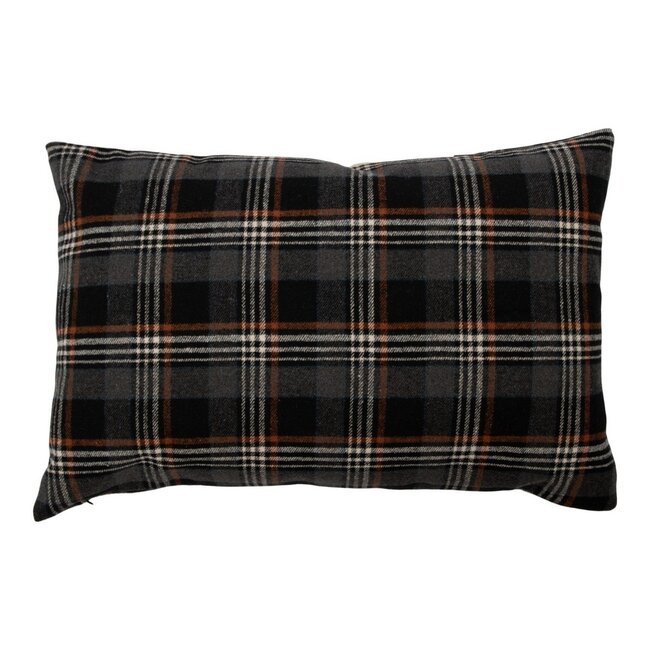 Mars & More Cushion Check deer black 40x60cm